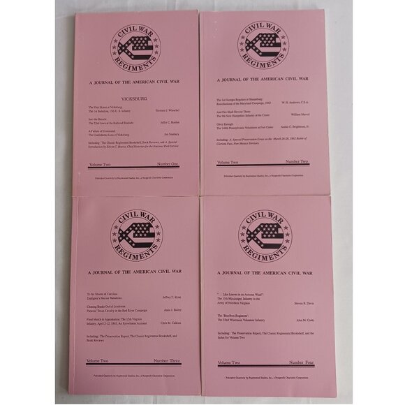 Civil War Regiments A Journal of the American Civil War Volume 2 Complete No 1-4 - Picture 1 of 5